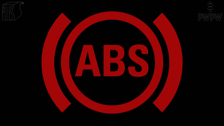 W jaki sposób powinieneś hamować awaryjnie samochodem osobowym wyposażonym w układ przeciwblokujący (ABS)?
